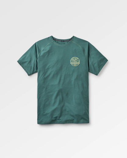 Sedona Drirelease® Recycled Active T-Shirt - Deep Ocean - Flatlay
