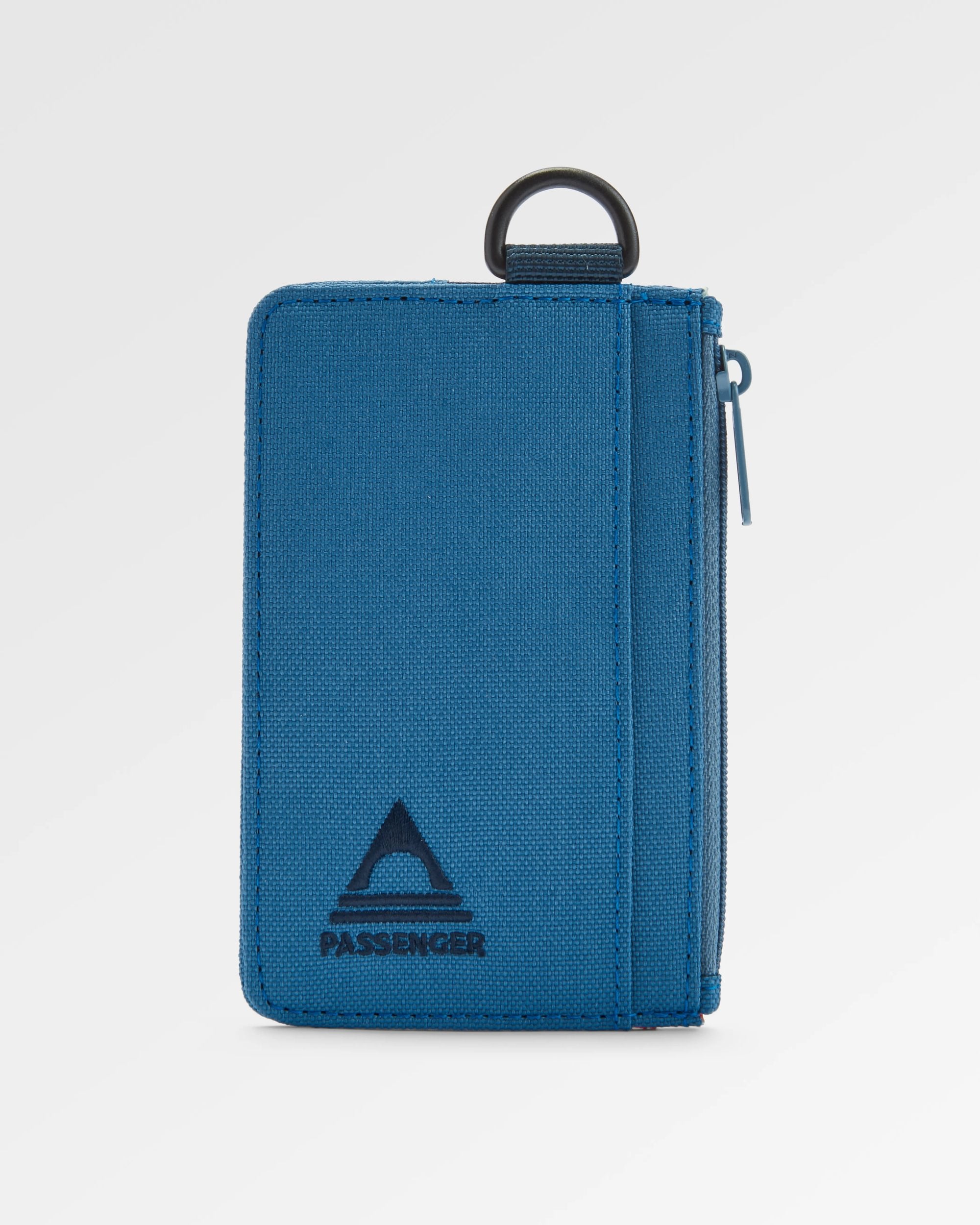 Mountain Recycled Card Holder - Rich Navy/Surf Spray/Moonlight Blue - Flatlay