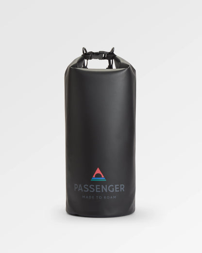 Tide 10L Recycled Dry Bag - Black - Flatlay