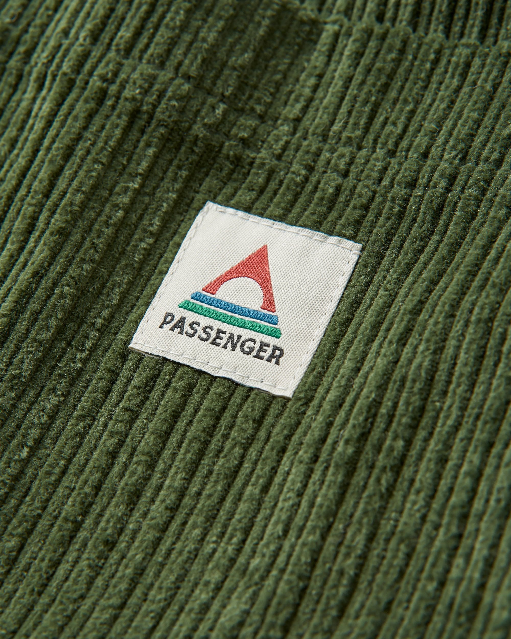 Flint Corduroy Overshirt - Fir Tree - Flatlay