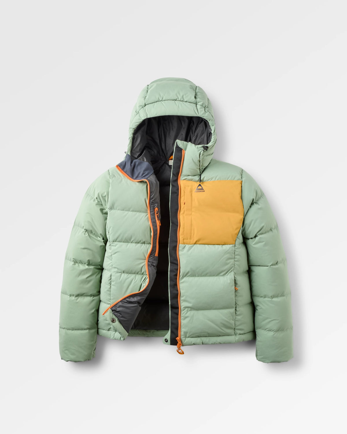 Cindra Down Jacket - Pistachio - Flatlay