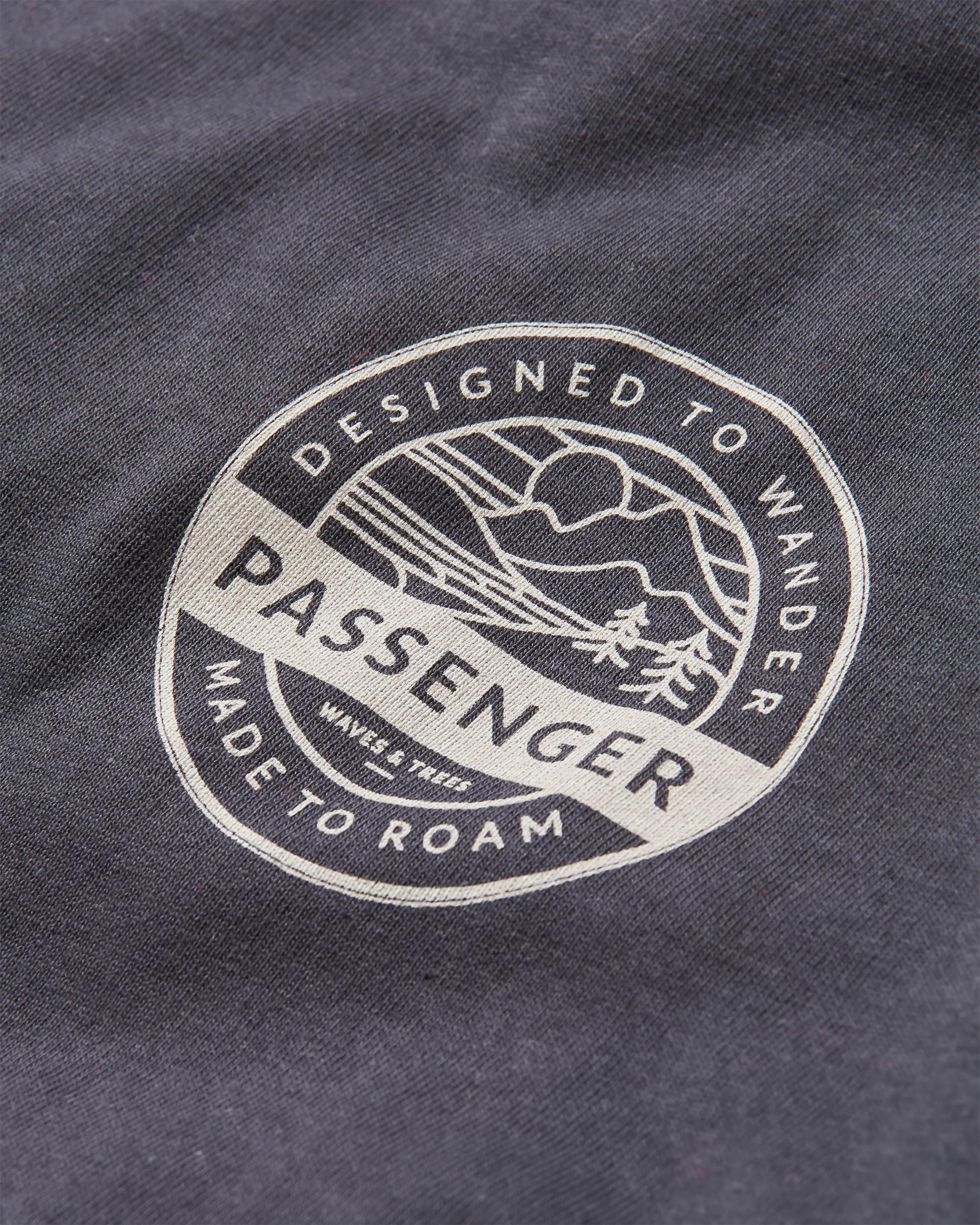 Odyssey Organic Cotton T-Shirt - Black - Flatlay