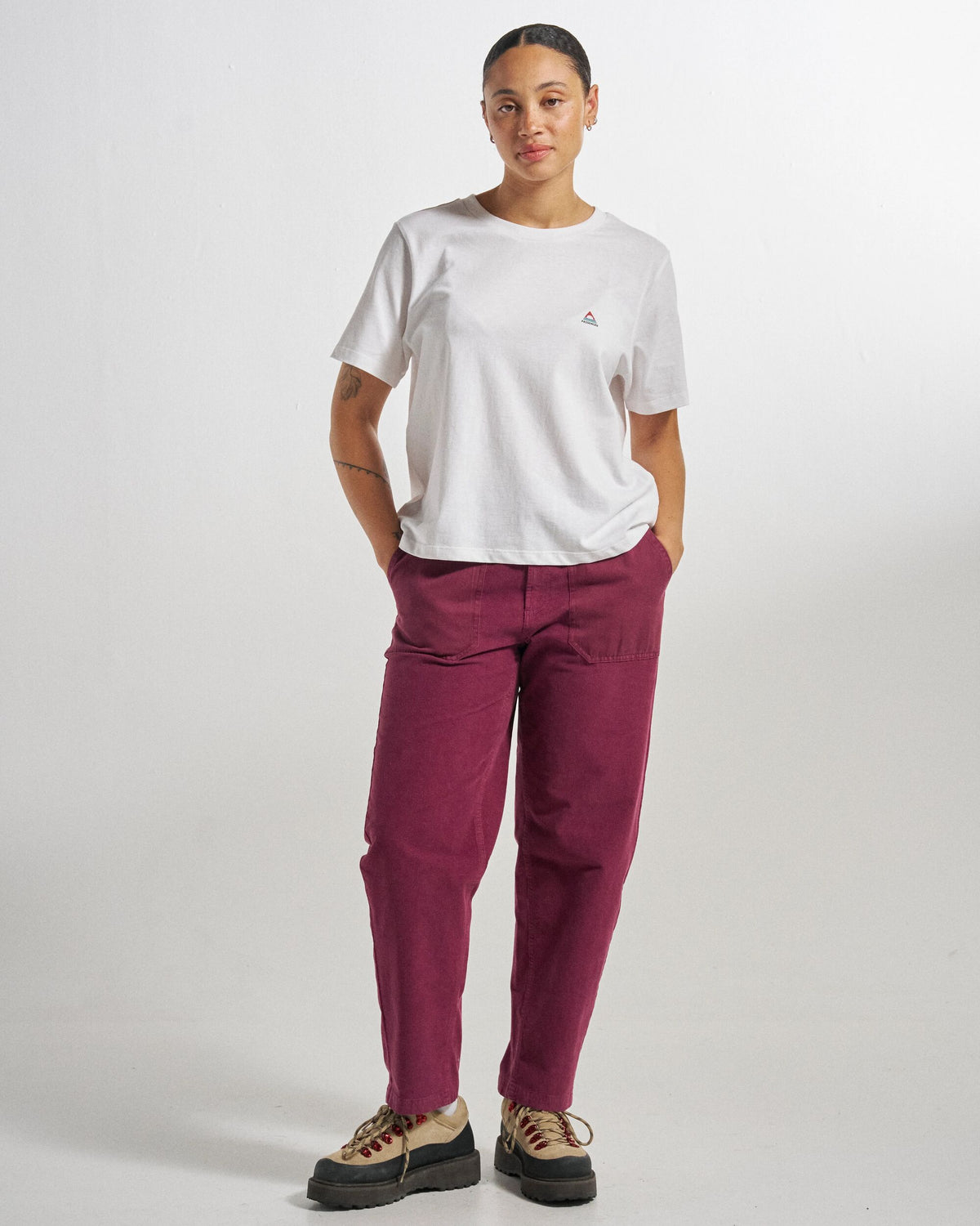 Avian Trousers - Fig - Studio Model