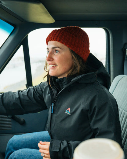 Five Element Recycled Waterproof Jacket - Black - Lifestyle