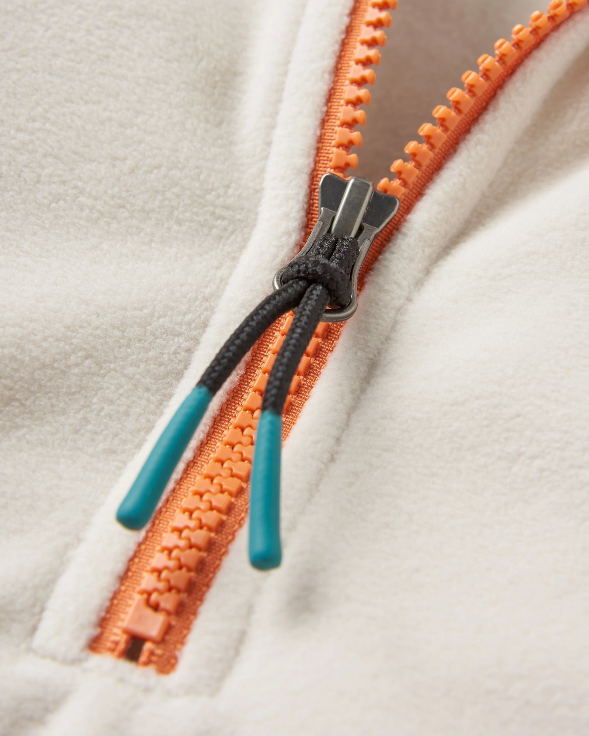 Ayla Recycled Polartec® Fleece - Vintage White - Flatlay