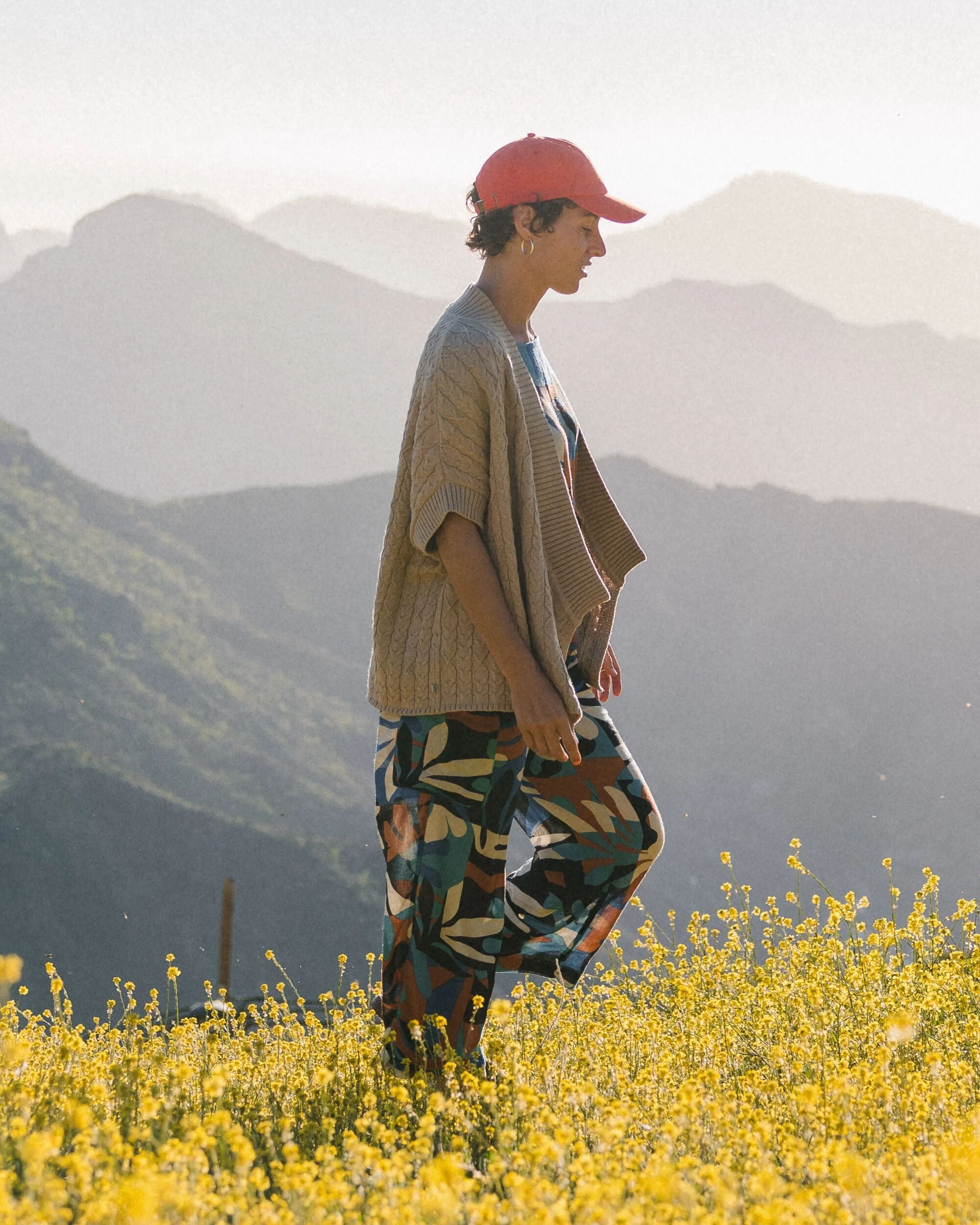 Homely Knitted Cardigan - Simply Taupe - Lifestyle