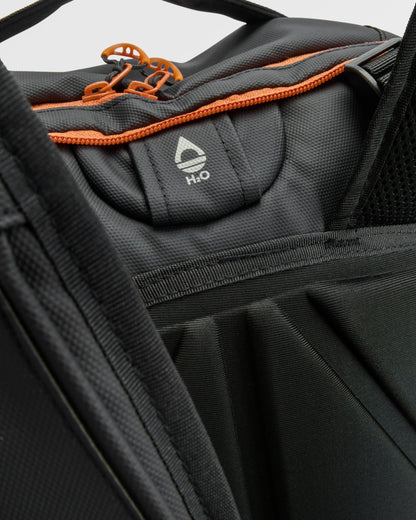 Atlas Recycled Backpack Duffel - Black - Flatlay