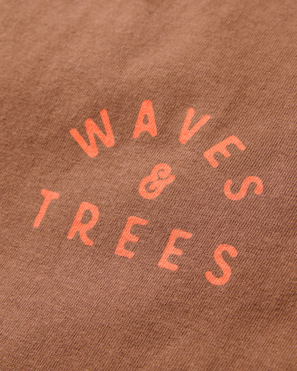 Penida T-Shirt - Chestnut - Flatlay