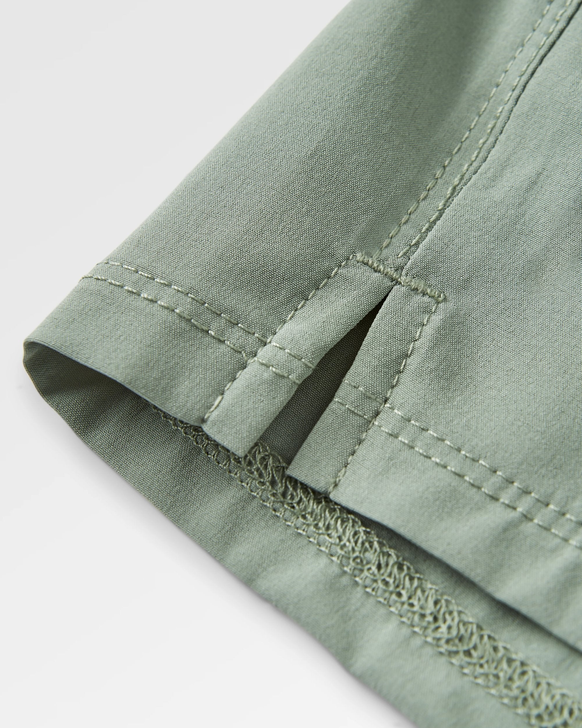 Roundtrip Recycled Trail Short - Pistachio - Flatlay