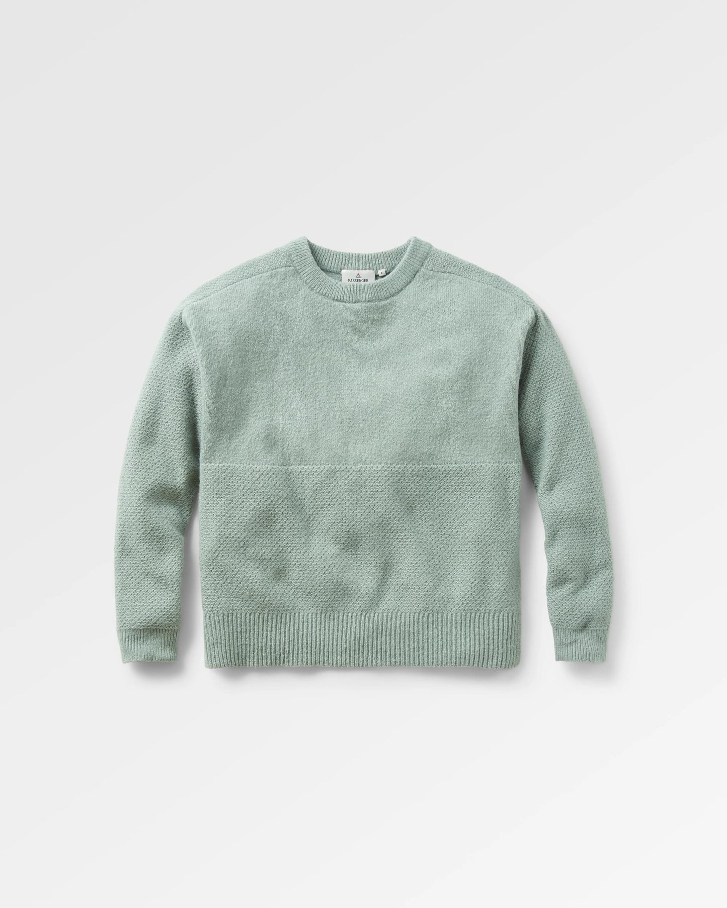 Cove Recycled Knitted Jumper - Pistachio