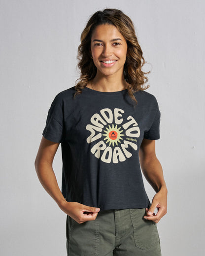 Easy Days Organic Cotton T-Shirt - Black - Studio Model
