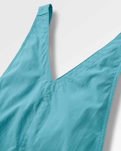 Refuel Ripstop Dress - Ocean Teal - Flatlay