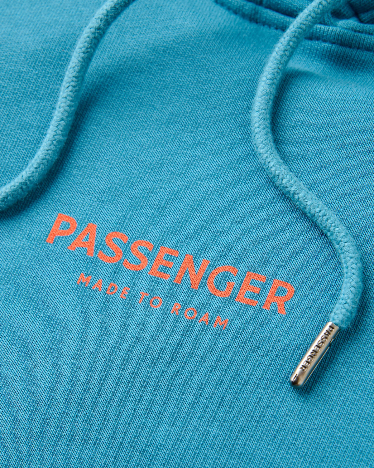 Passenger Relaxed Fit Hoodie - Blue Steel - Flatlay