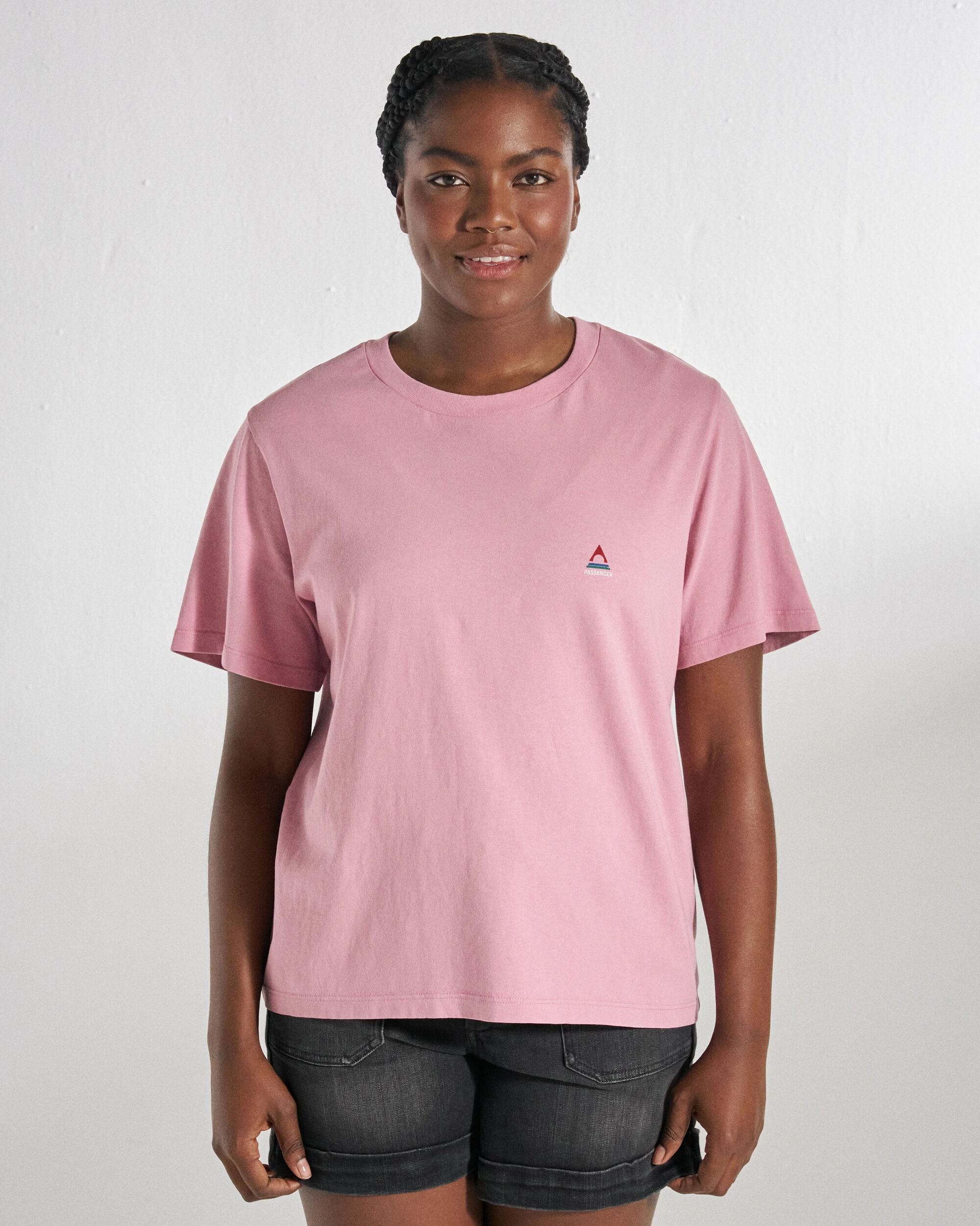 Classic T-Shirt - Pink Haze - Studio Model
