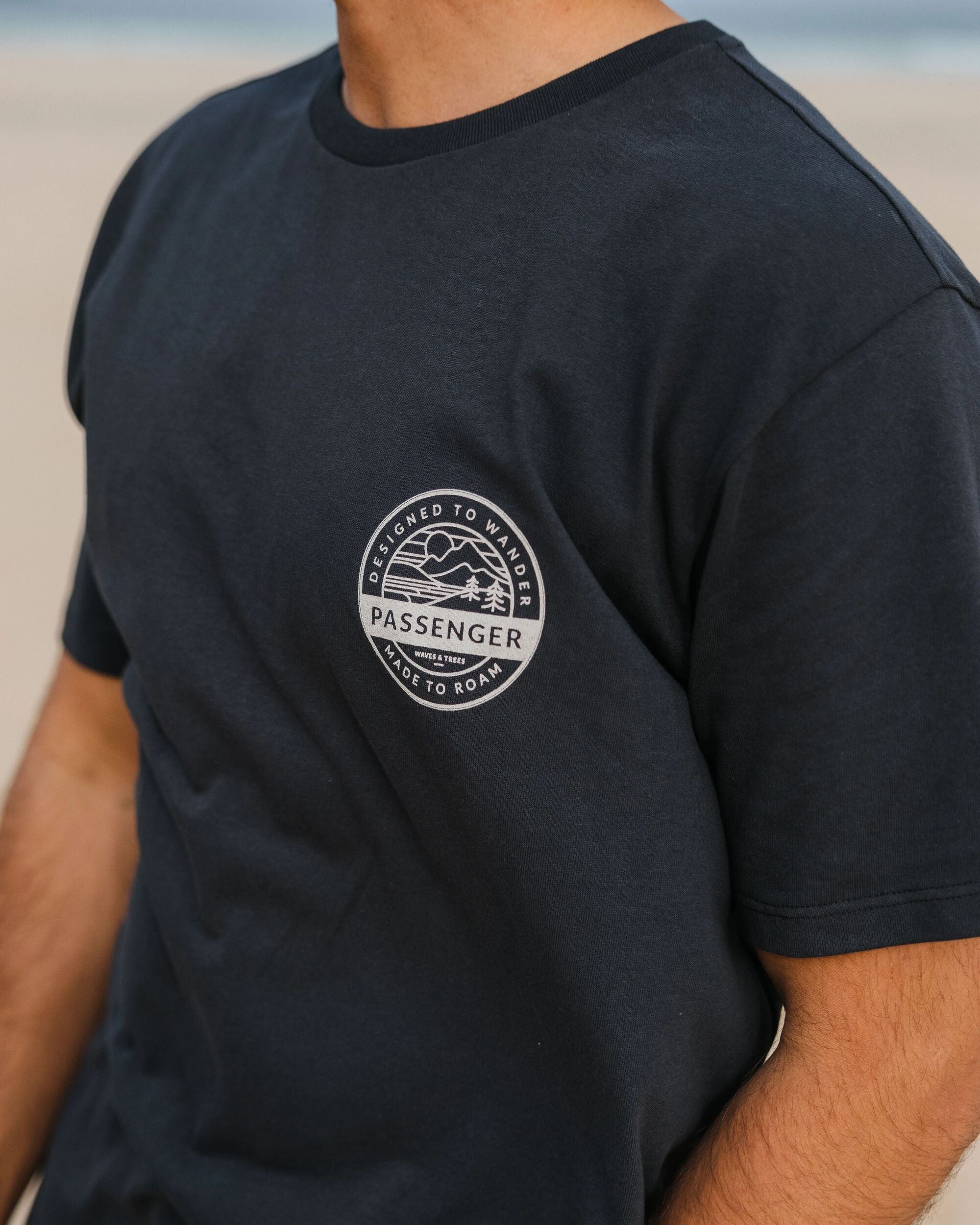 Odyssey Organic Cotton T-Shirt - Black - Lifestyle