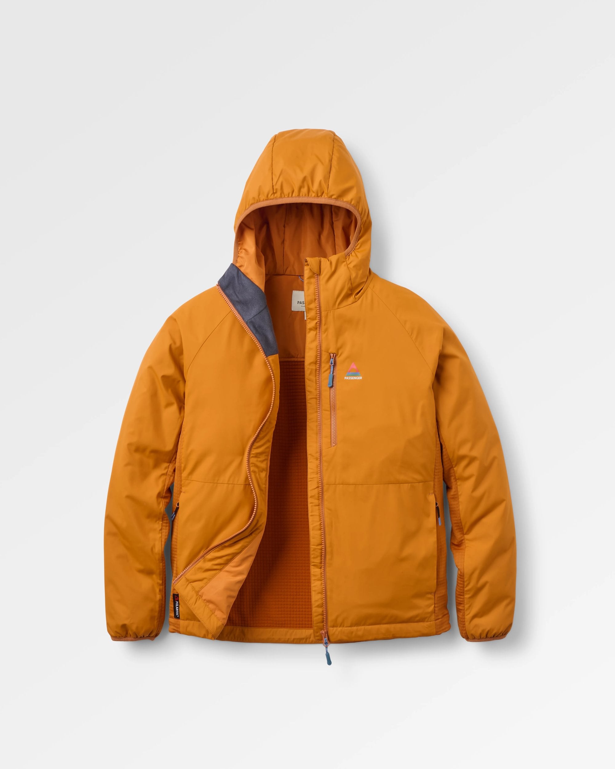 Womens Trailscape Lightweight Insulated Jacket - Retro Orange - Flatlay