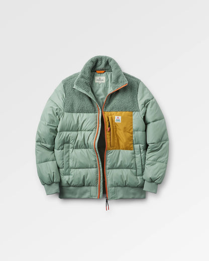 Inspire Recycled Insulated Jacket - Pistachio - Flatlay