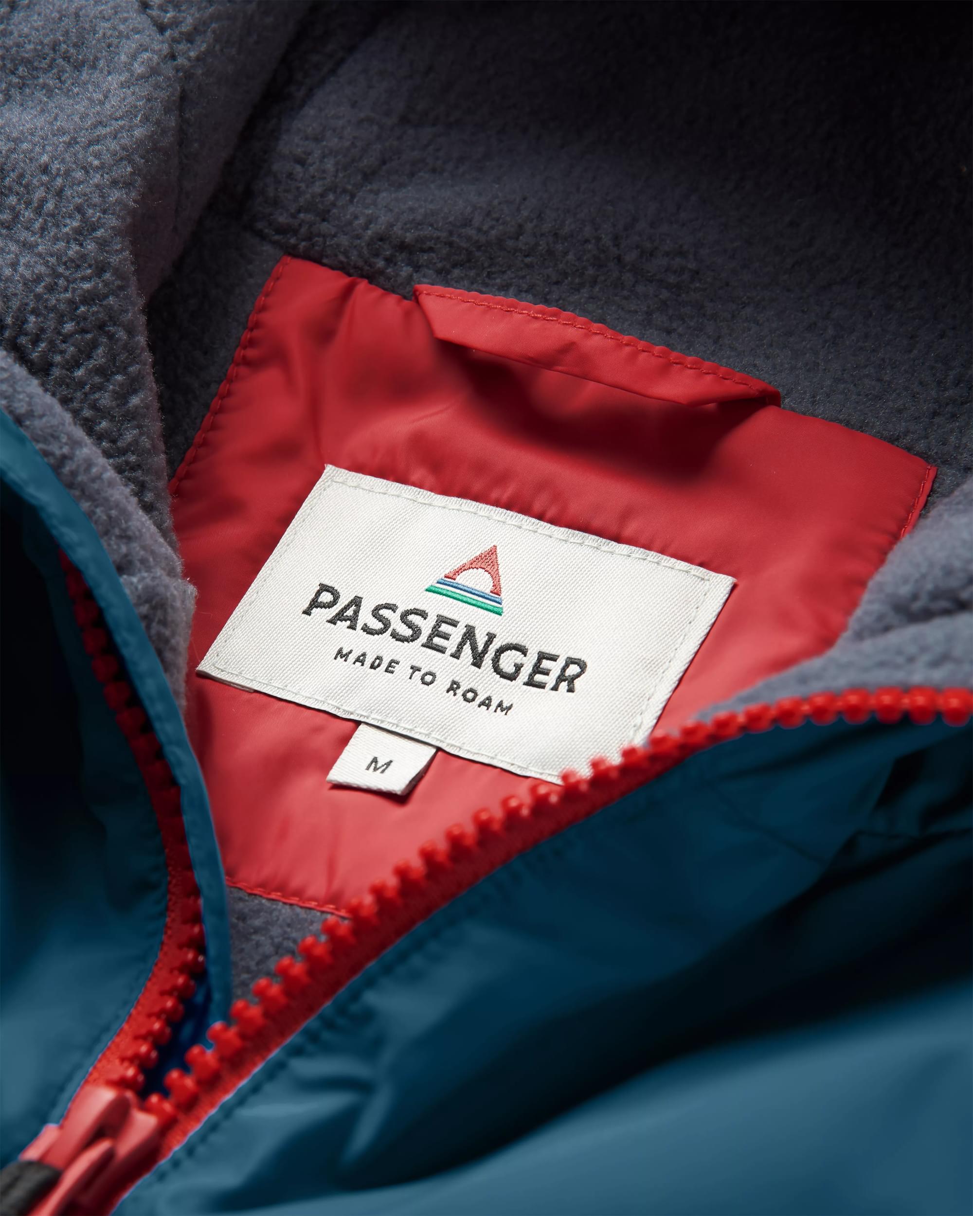 Dusk Recycled Insulated Anorak - Blue Steel - Flatlay