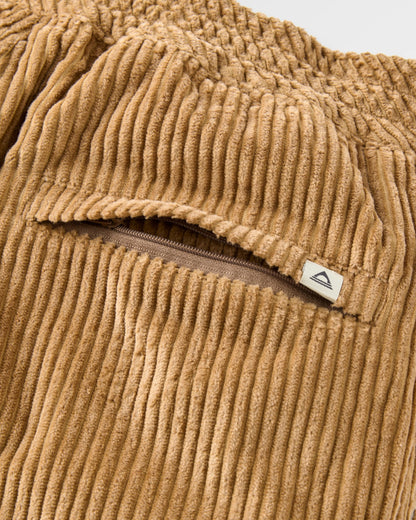 Bracken Lined Trouser - Caramel - Flatlay