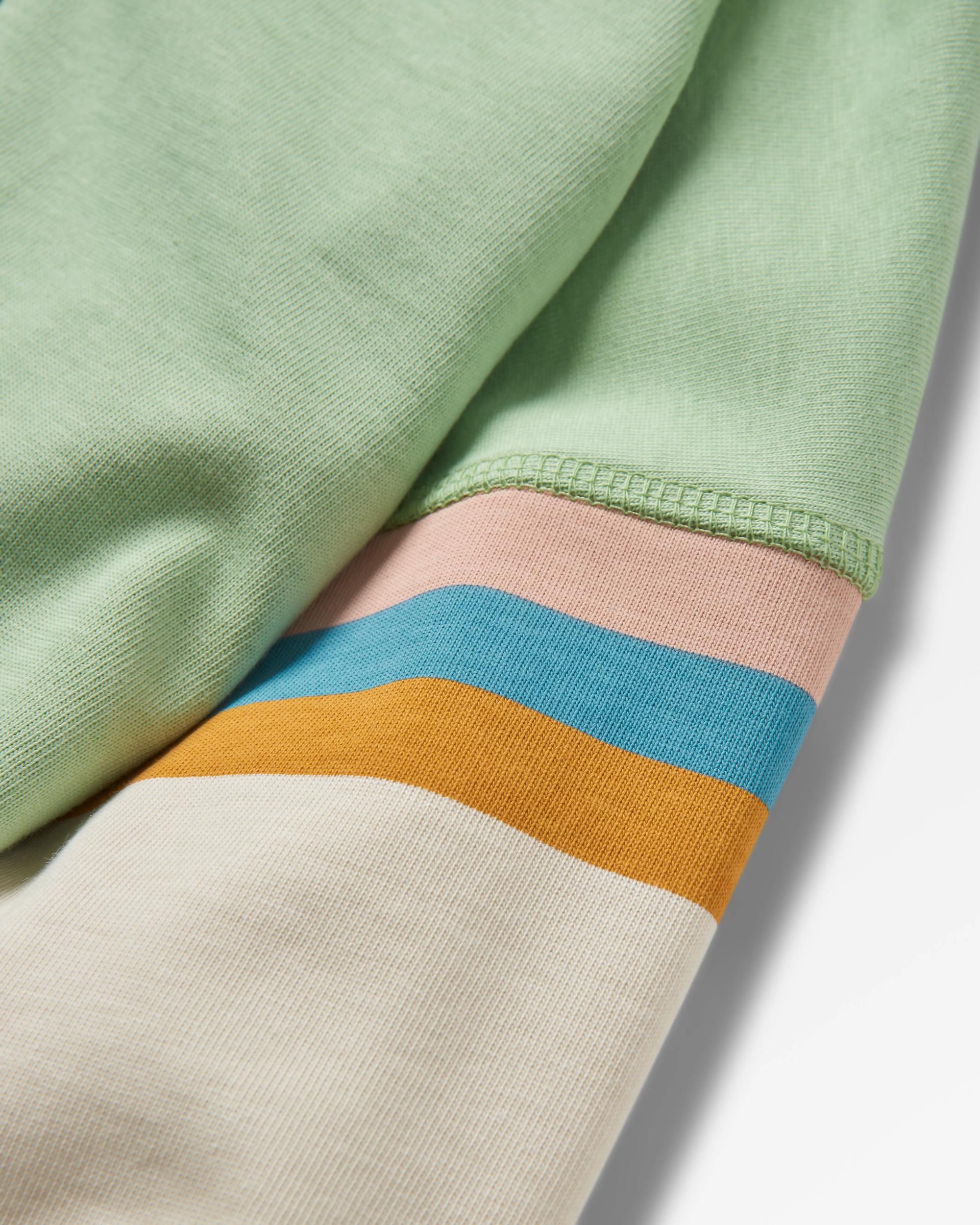 Dream Organic Cotton LS T-Shirt - Green Fig - Flatlay