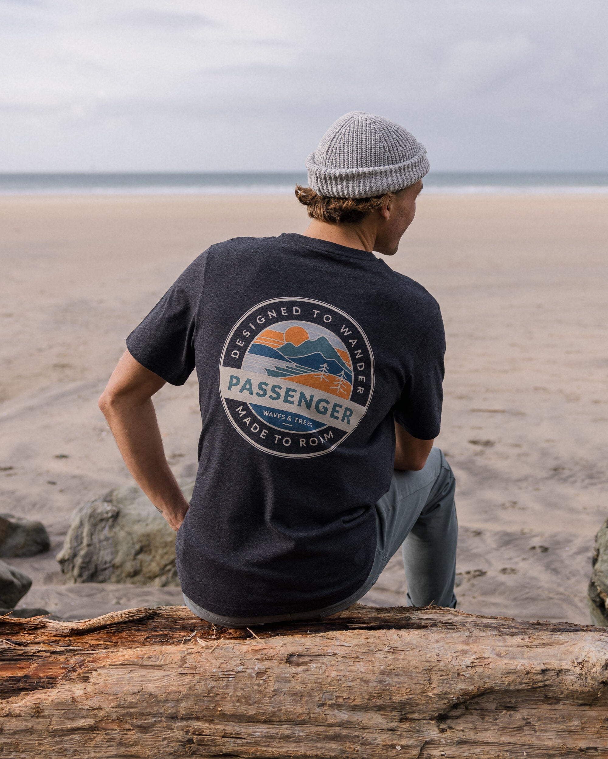 Odyssey Organic Cotton T-Shirt - Ebony Marl - Lifestyle - Male