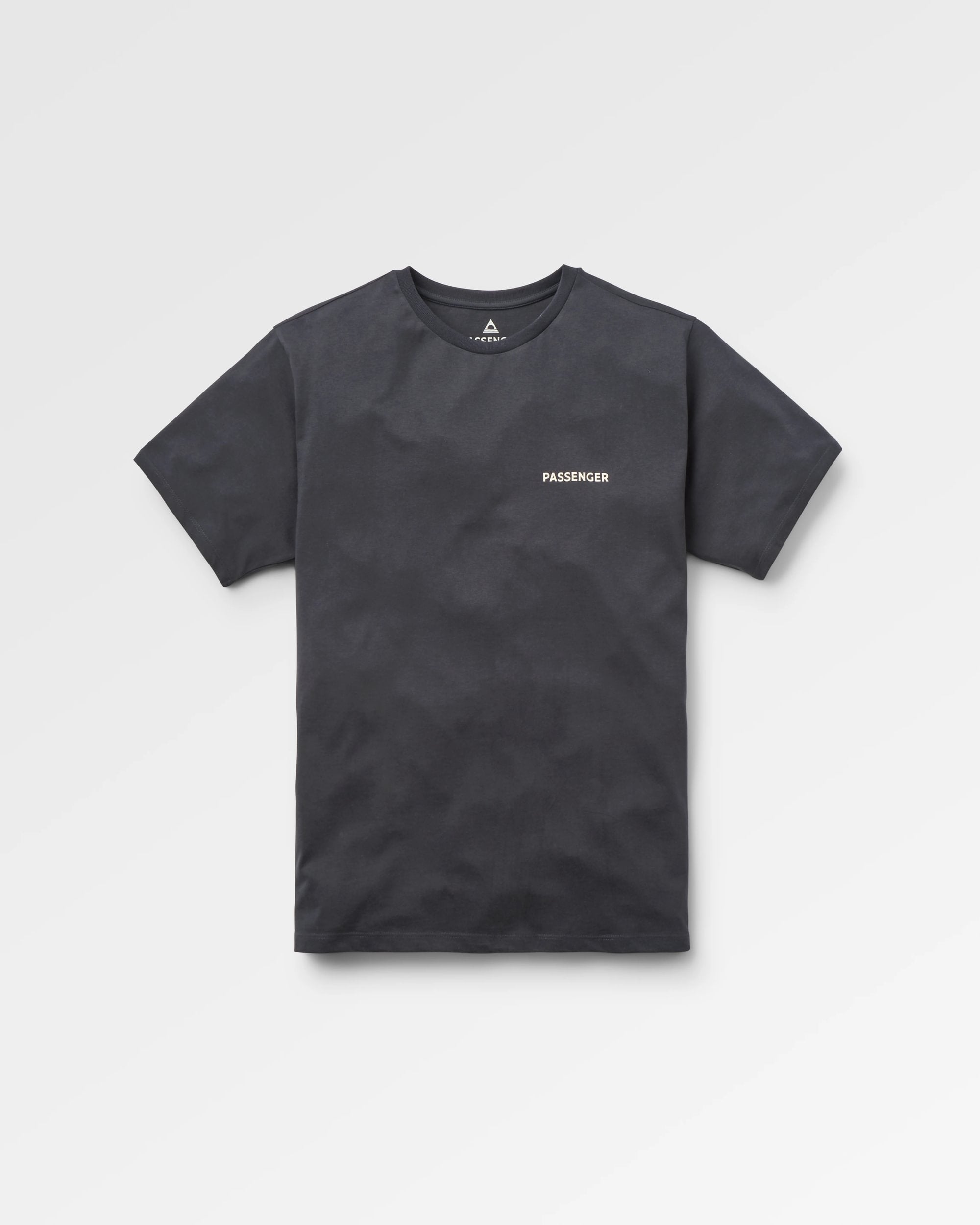 Roamer Men's Recycled Cotton T-Shirt - Black - Flatlay