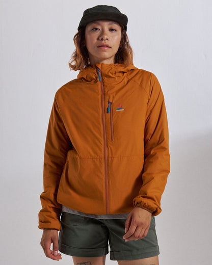 Women's Trailscape Lightweight Insulated Jacket - Retro Orange - Studio Model