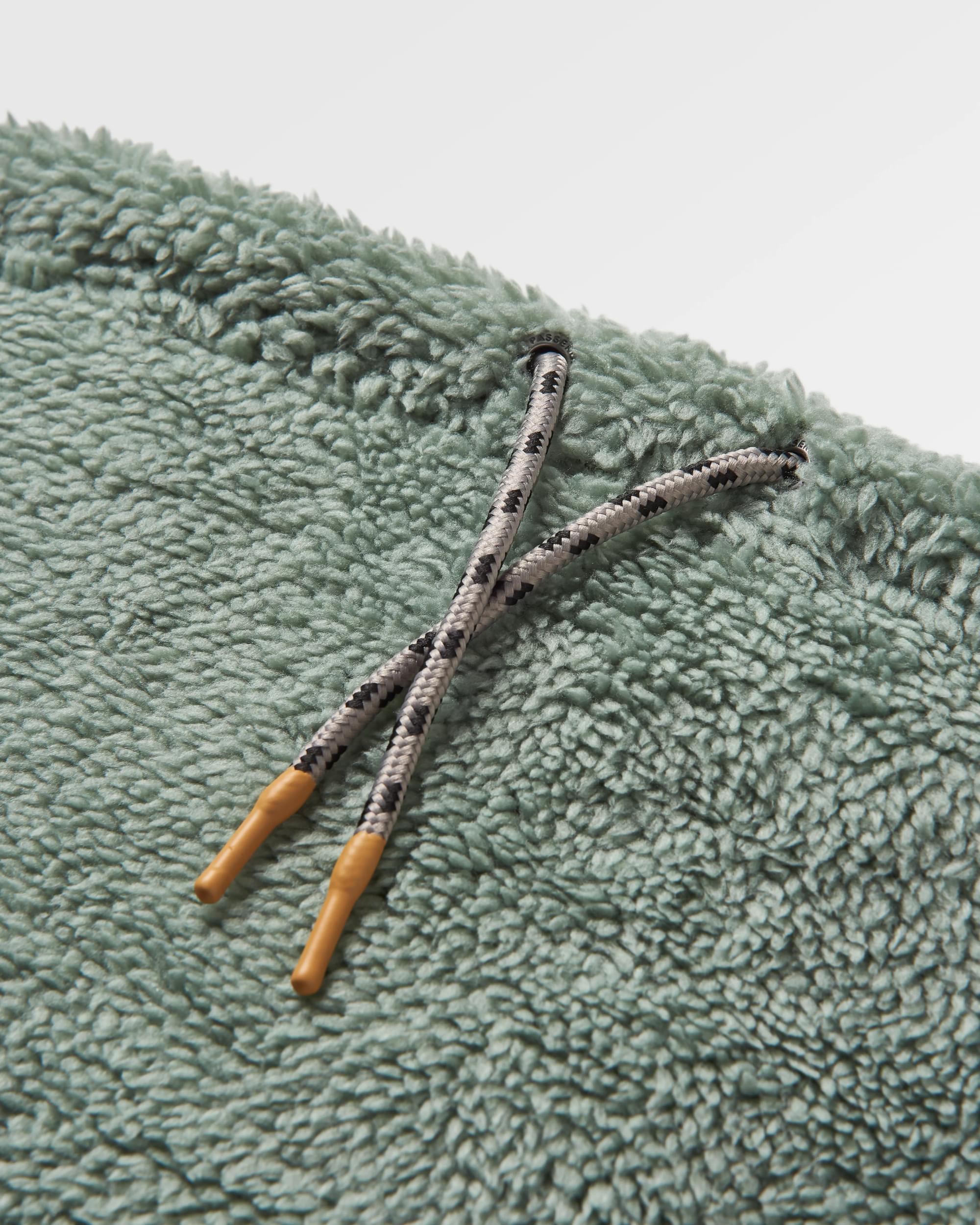 Ash Recycled Sherpa Fleece Snood - Pistachio - Flatlay