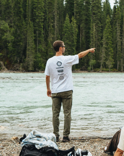 Guided Recycled Cotton T-Shirt - White - Lifestyle