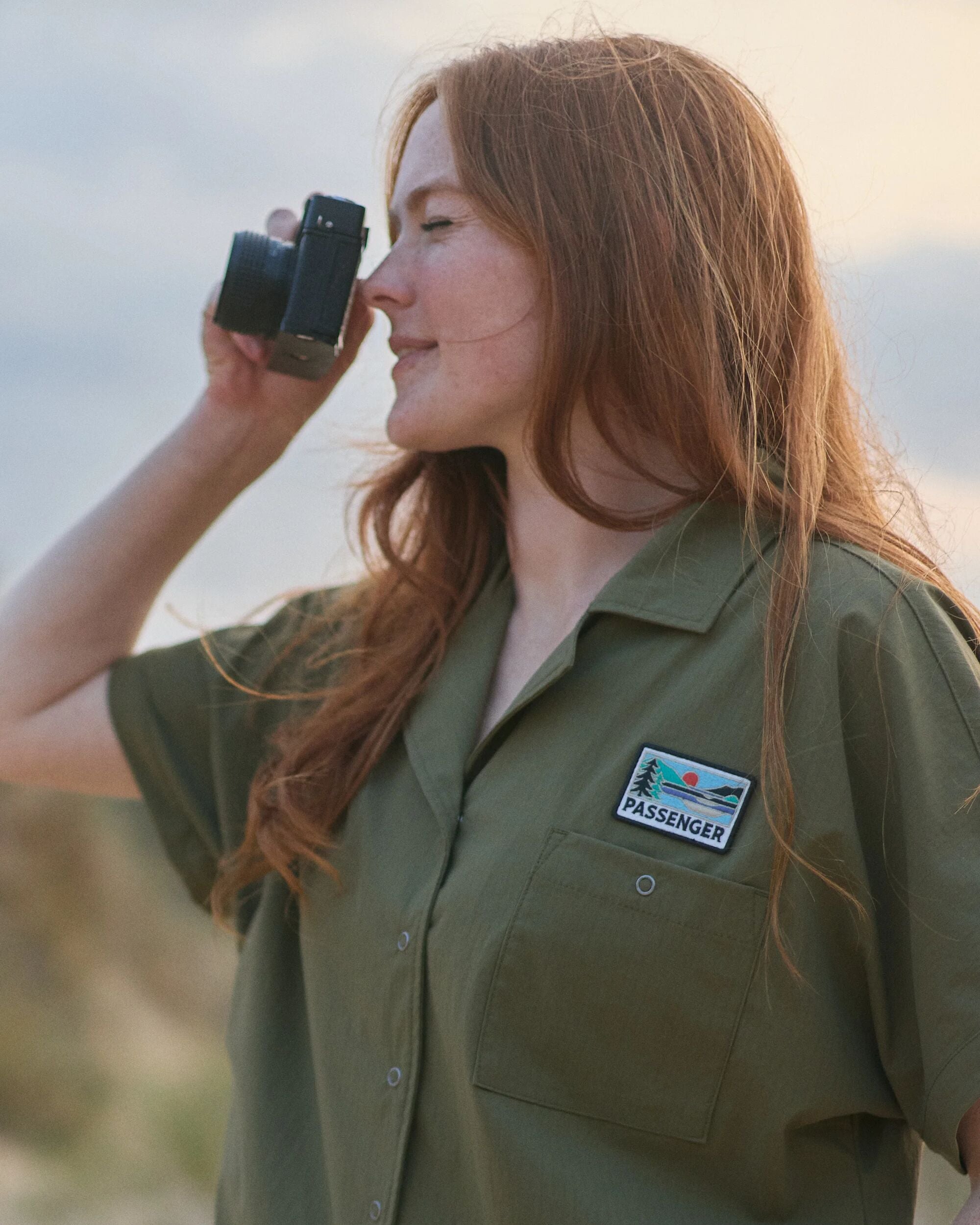 Arden Ripstop Short Sleeve Shirt - Khaki - Lifestyle