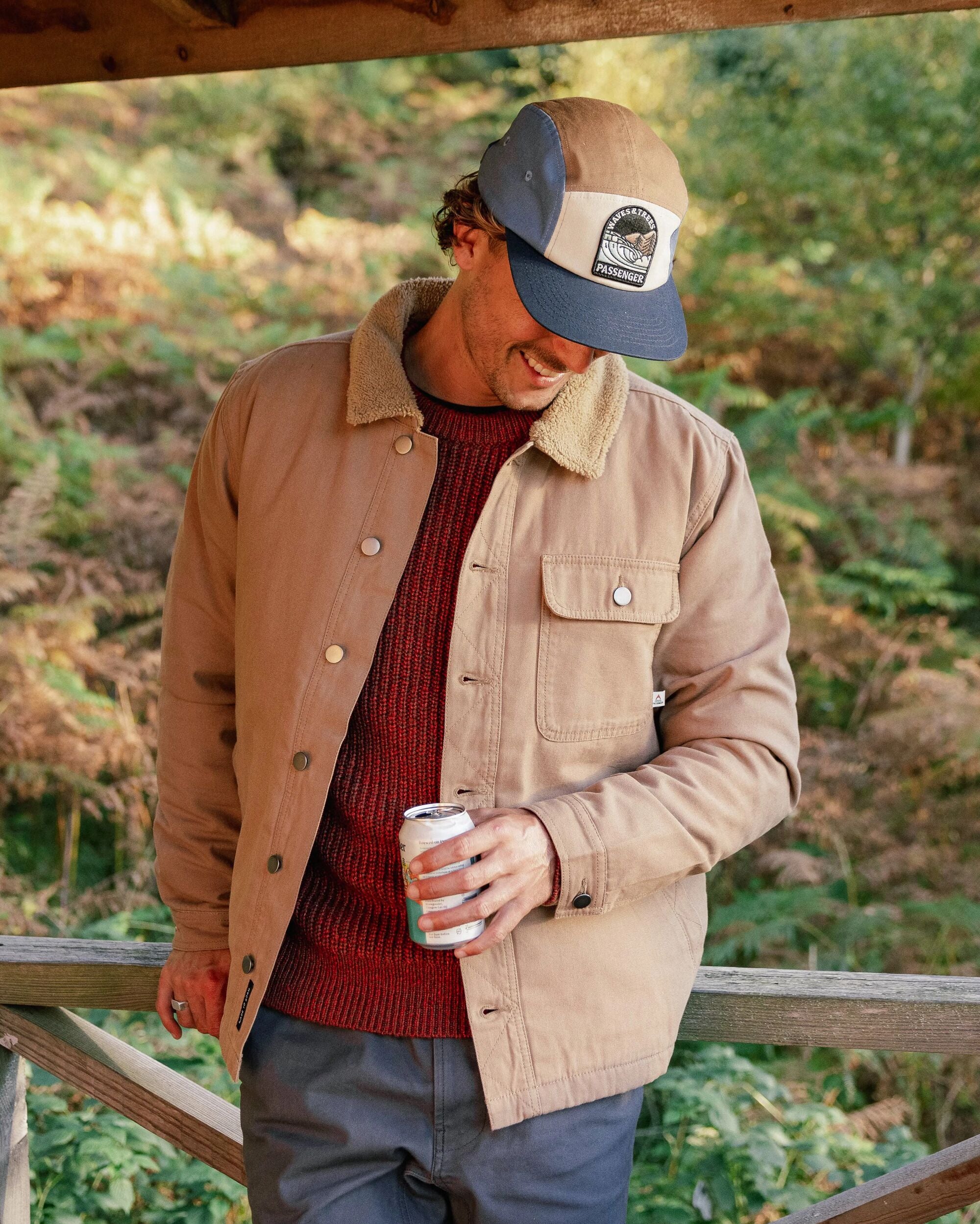Falcon Organic Cotton Jacket - Toffee - Lifestyle