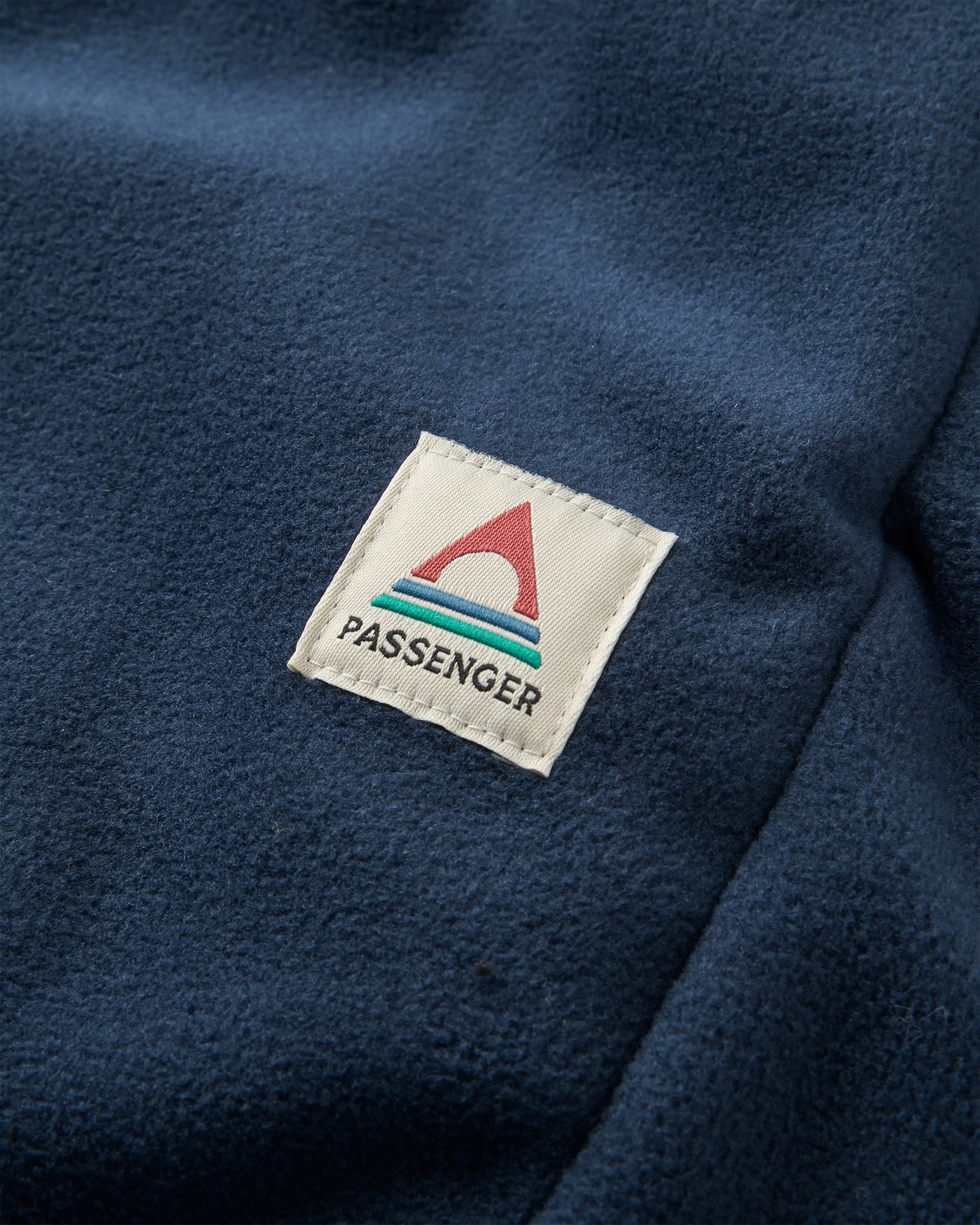 Woodland Recycled Polartec® Fleece Jogger - Rich Navy - Flatlay