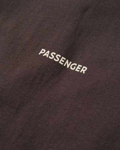 Cutout Organic Cotton T-Shirt - Espresso - Flatlay