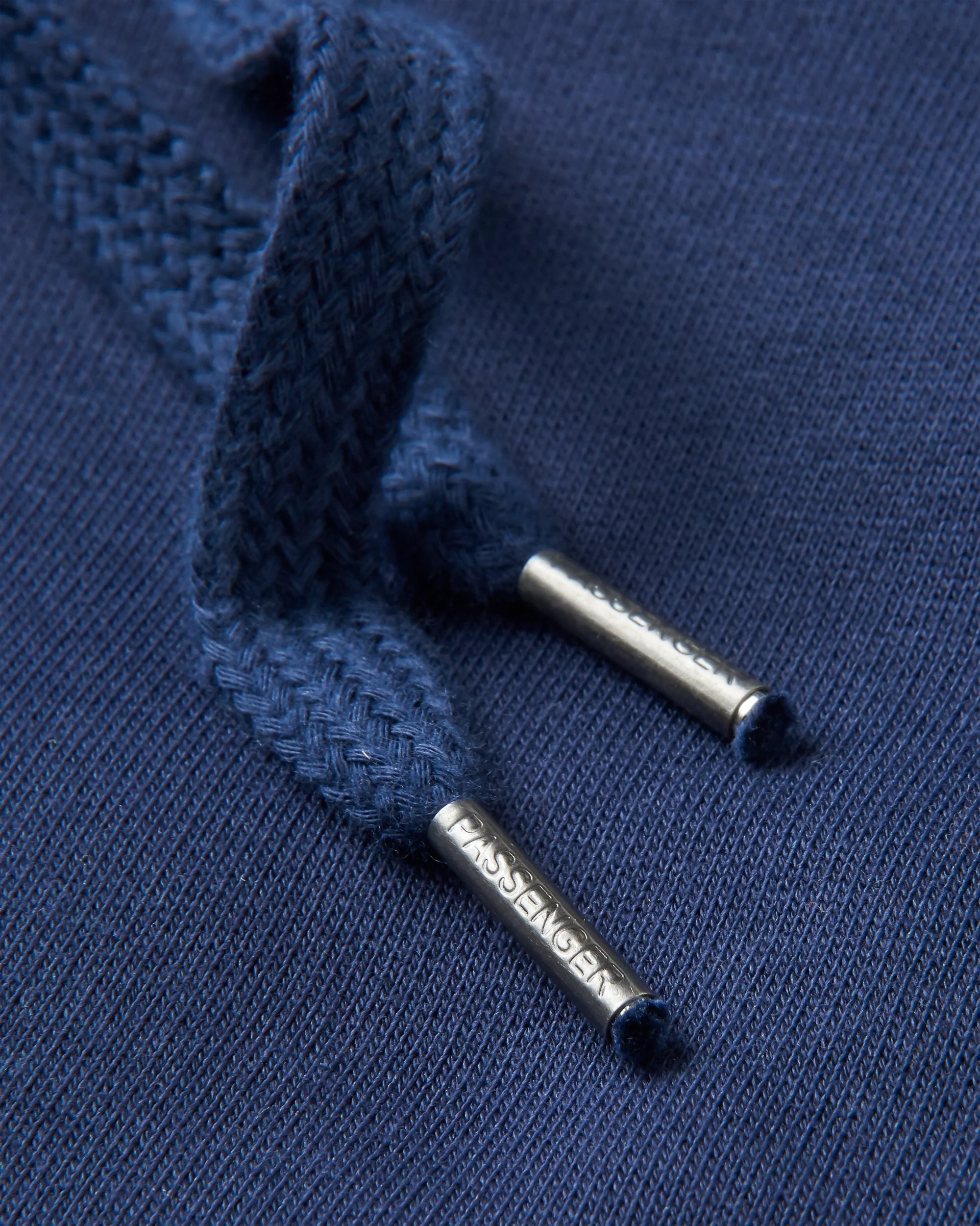 Phoenix Organic Cotton Hoodie - Rich Navy - Flatlay