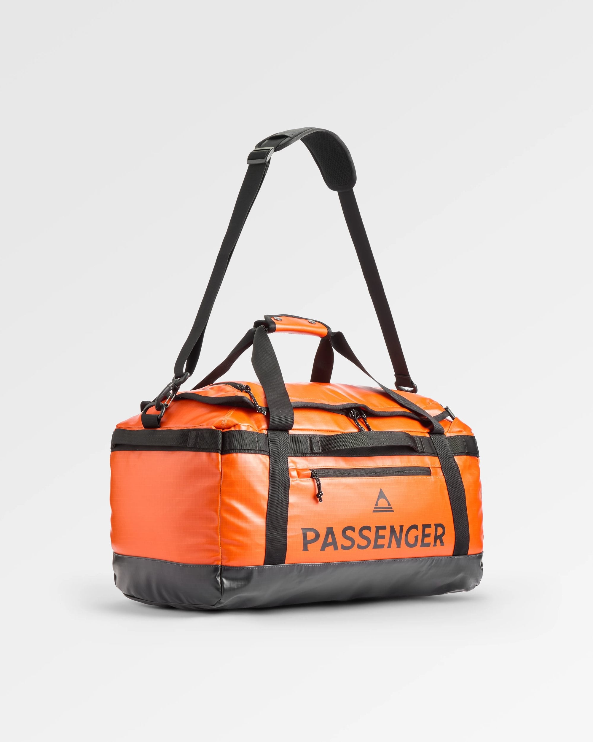 Roamer Recycled 60L Duffel Bag - Sunrise Orange - Flatlay
