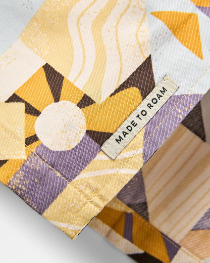 Cove Short Sleeve Shirt - Sun Patch Desert - Flatlay