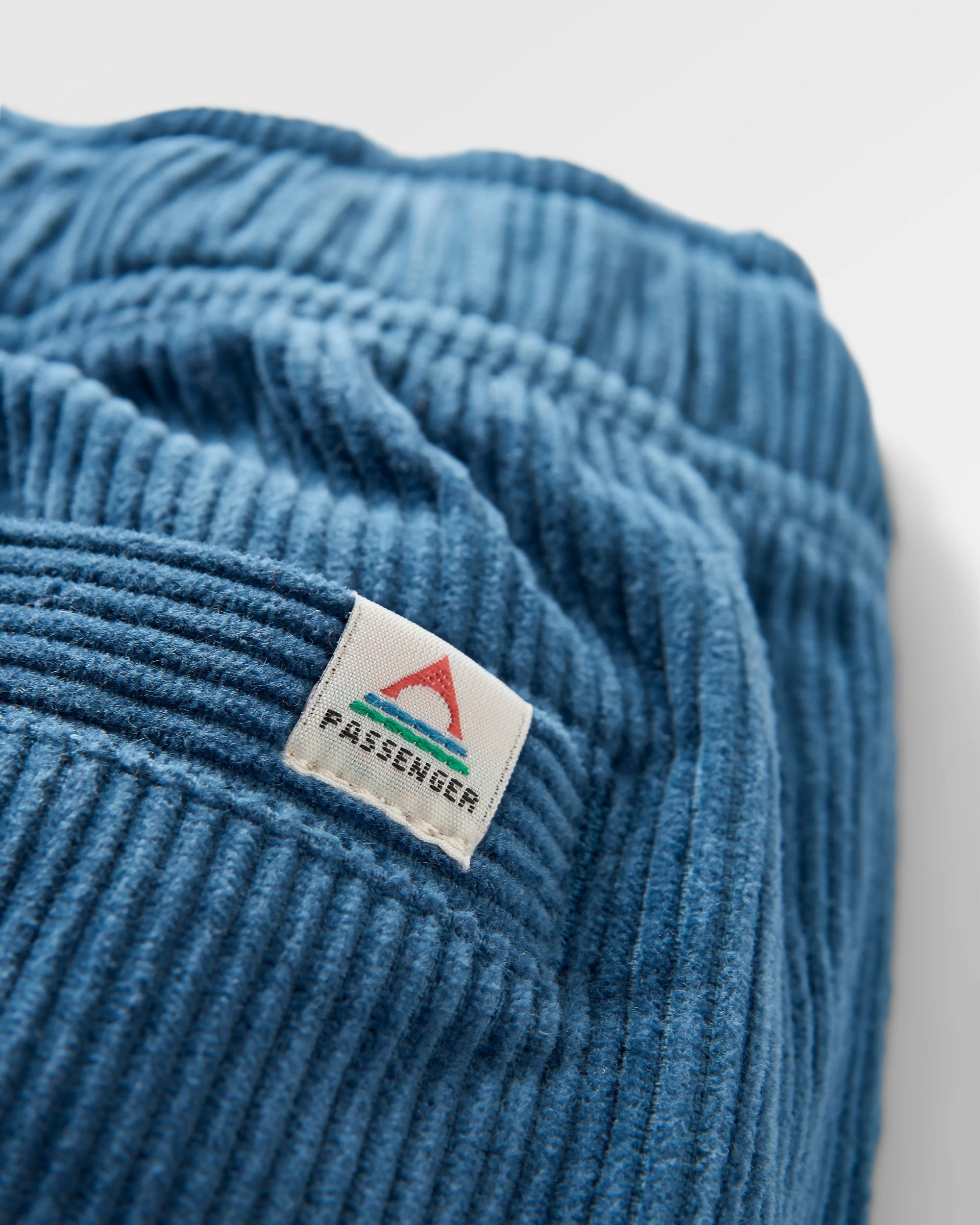 Shack Cord Short - Dark Denim - Flatlay