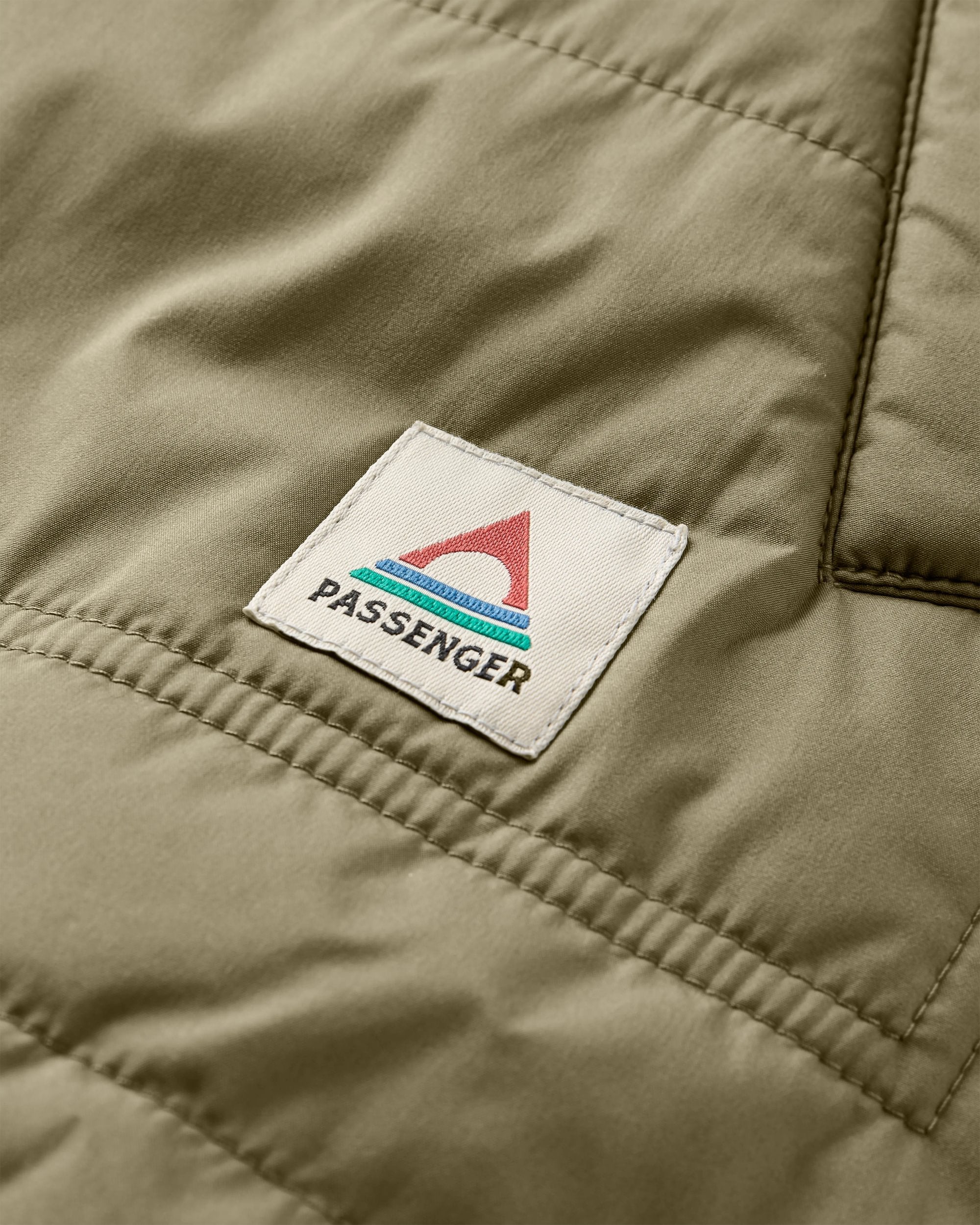 Flora Sherpa Lined Gilet - Dusty Olive - Flatlay