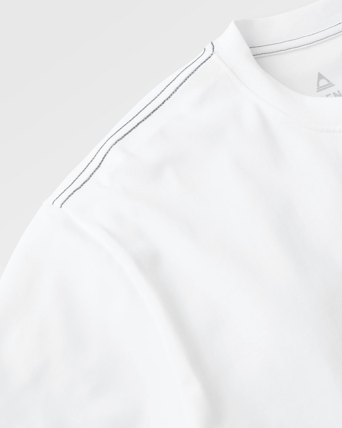 Pine Needle Relaxed Fit T-Shirt - White - Flatlay