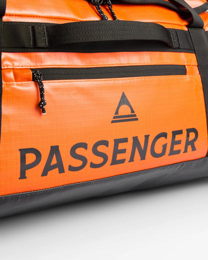 Roamer Recycled 60L Duffel Bag - Sunrise Orange - Flatlay