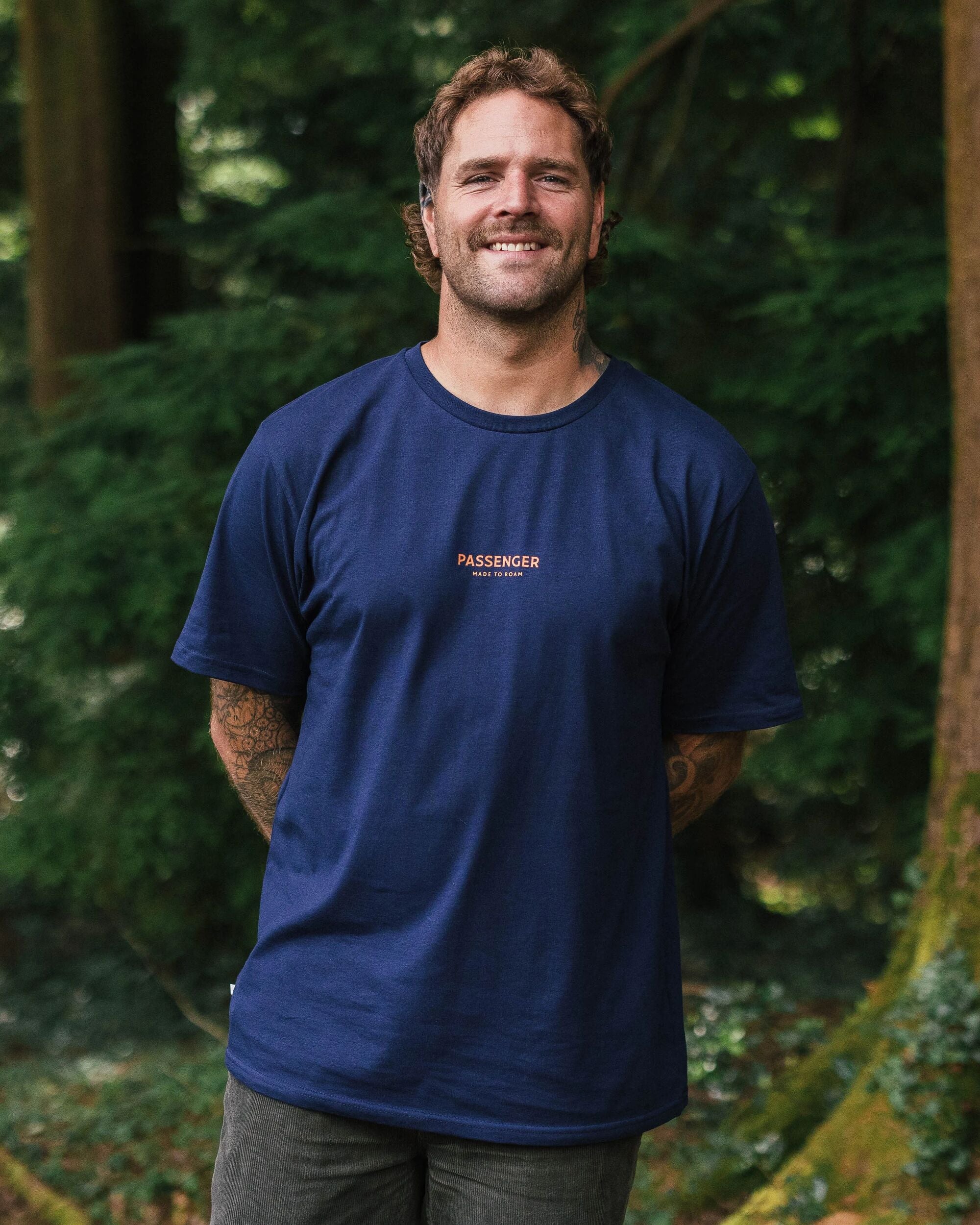 Phoenix Organic Cotton T-Shirt - Rich Navy - 