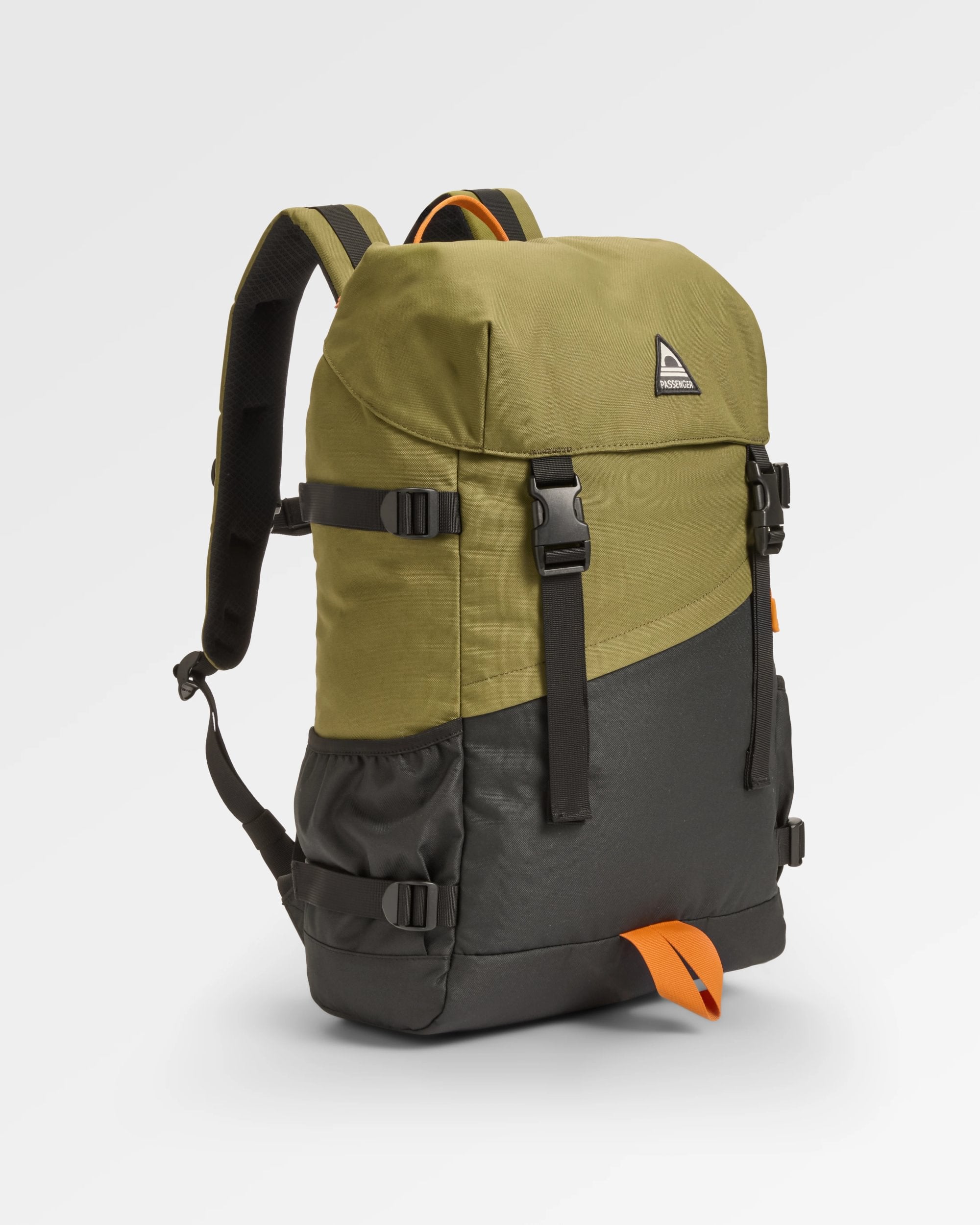Boondocker 26L Backpack - Black/Khaki - Flatlay