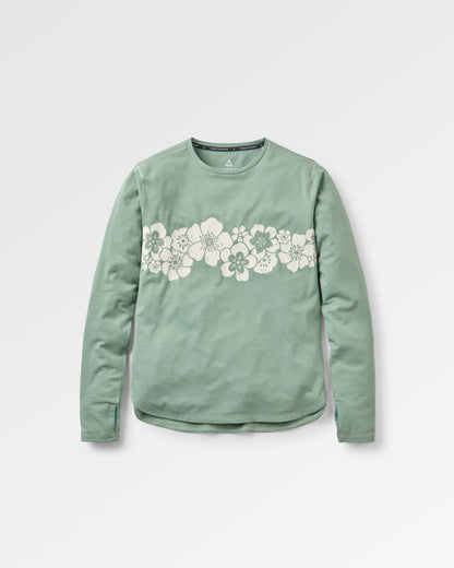 Roamscreen UPF50 Drirelease® Women's LS T-Shirt - Pistachio - Flatlay