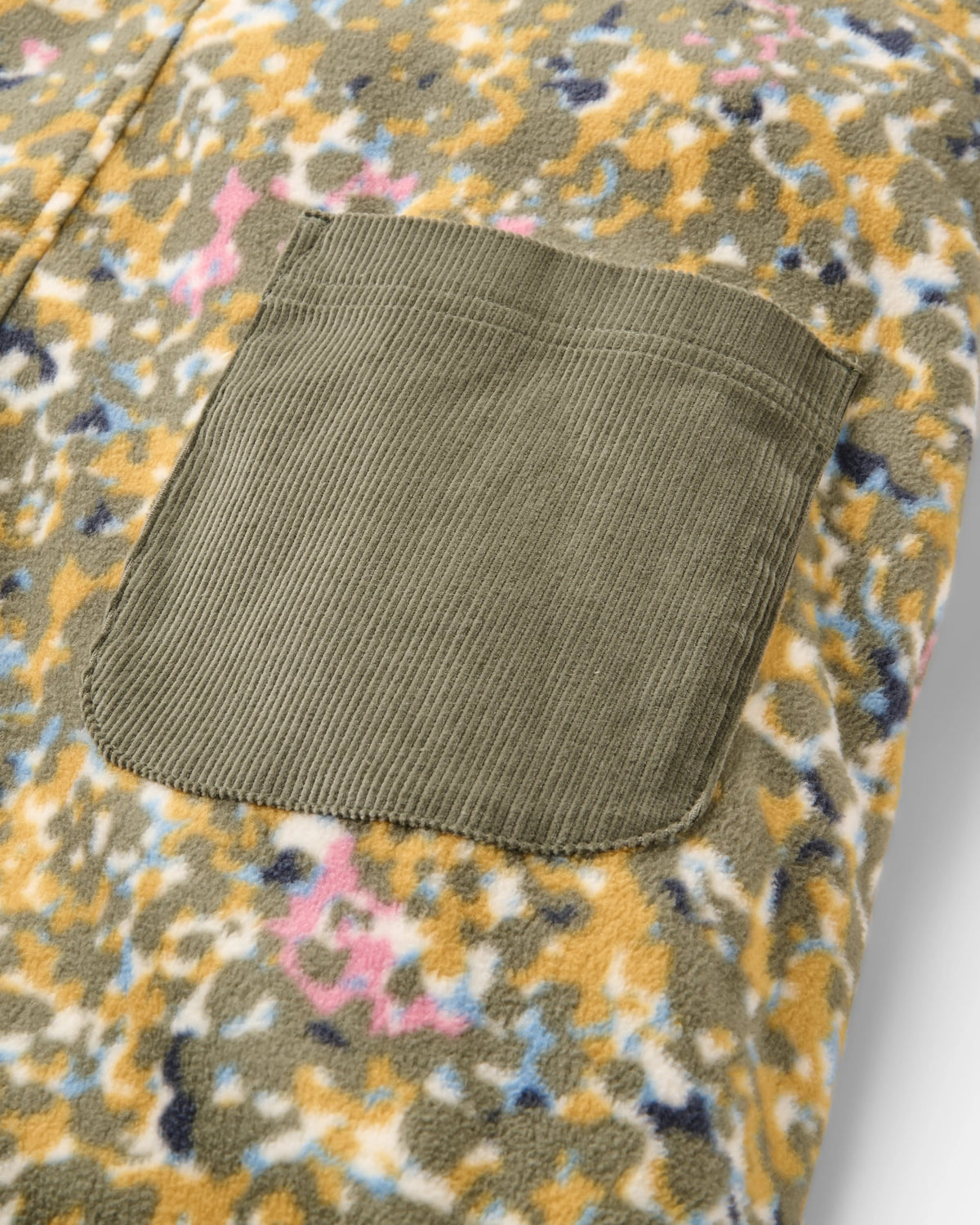 Ace Polar Fleece Dungarees - Powder Camo Dusty Olive - Flatlay