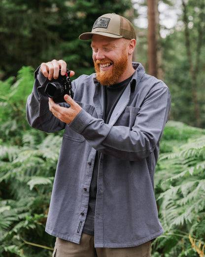 Backcountry Cord Light Shirt - Storm Grey - Lifestyle