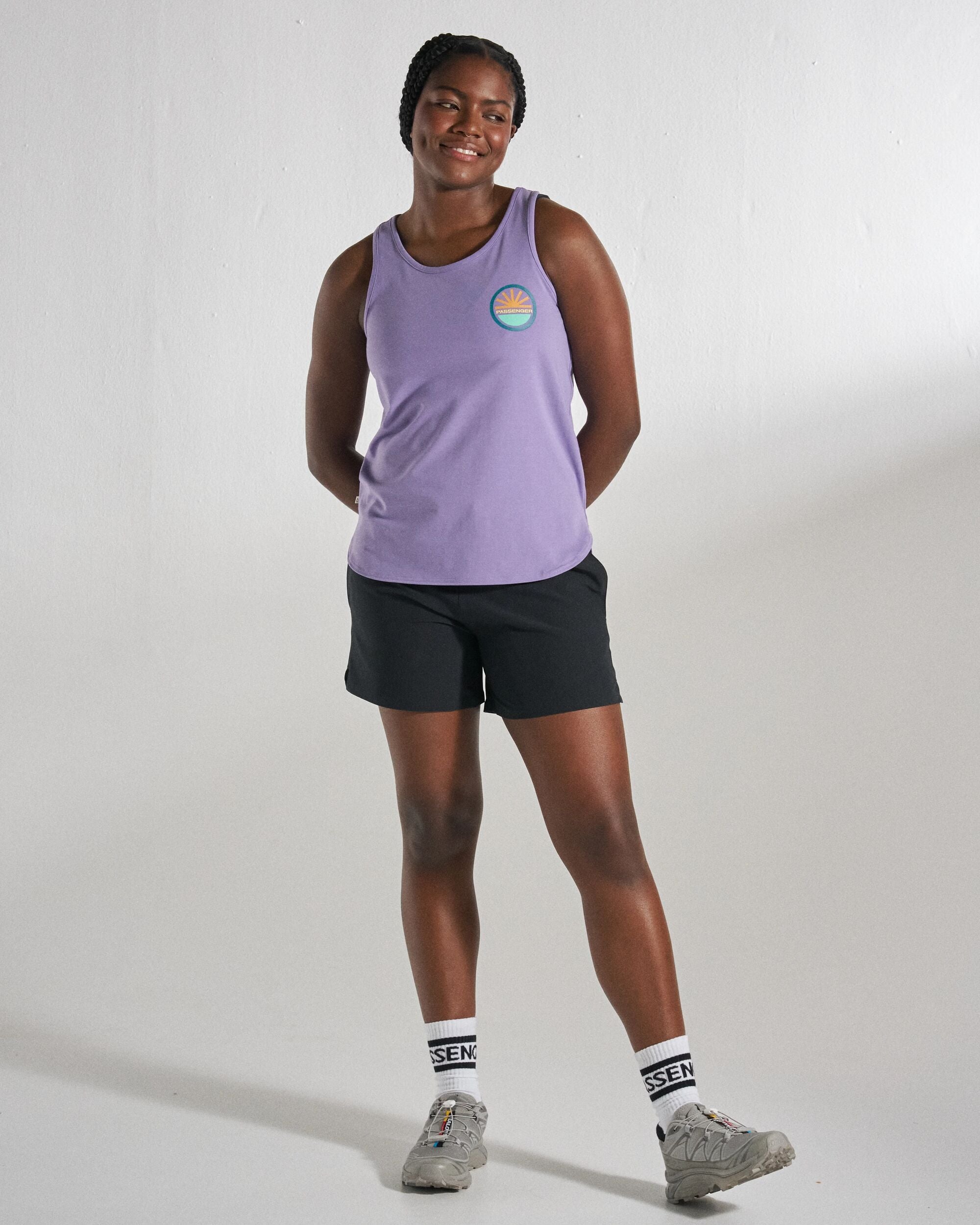 Roundtrip Trail Short 5" - Black - Studio Model