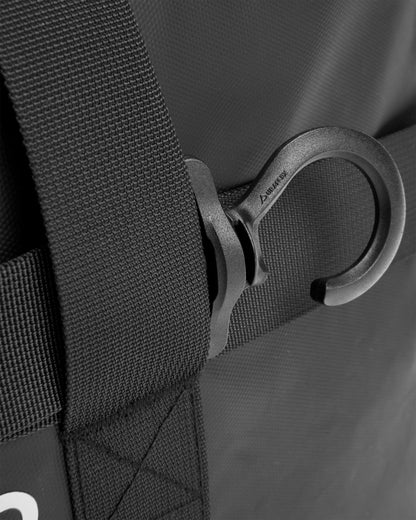 Vandrobe Recycled Duffel - Black - Flatlay