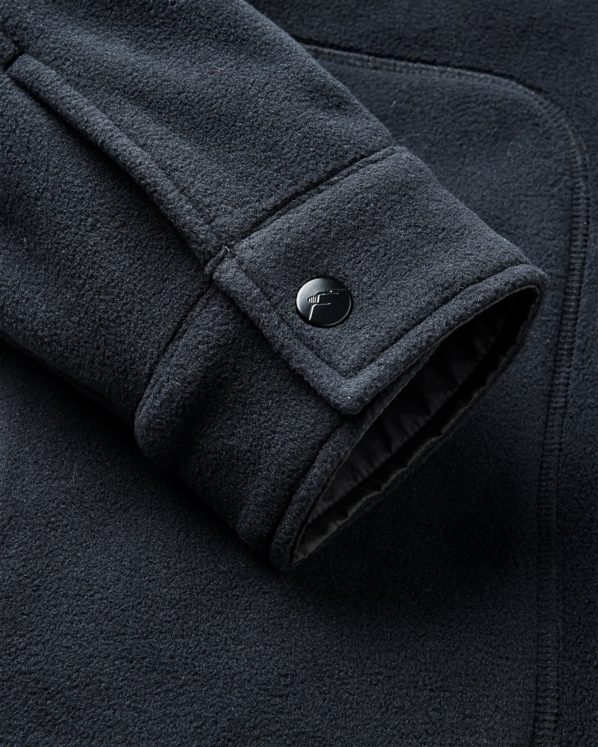 Adapt Recycled Polartec® Overshirt  - Black - Flatlay