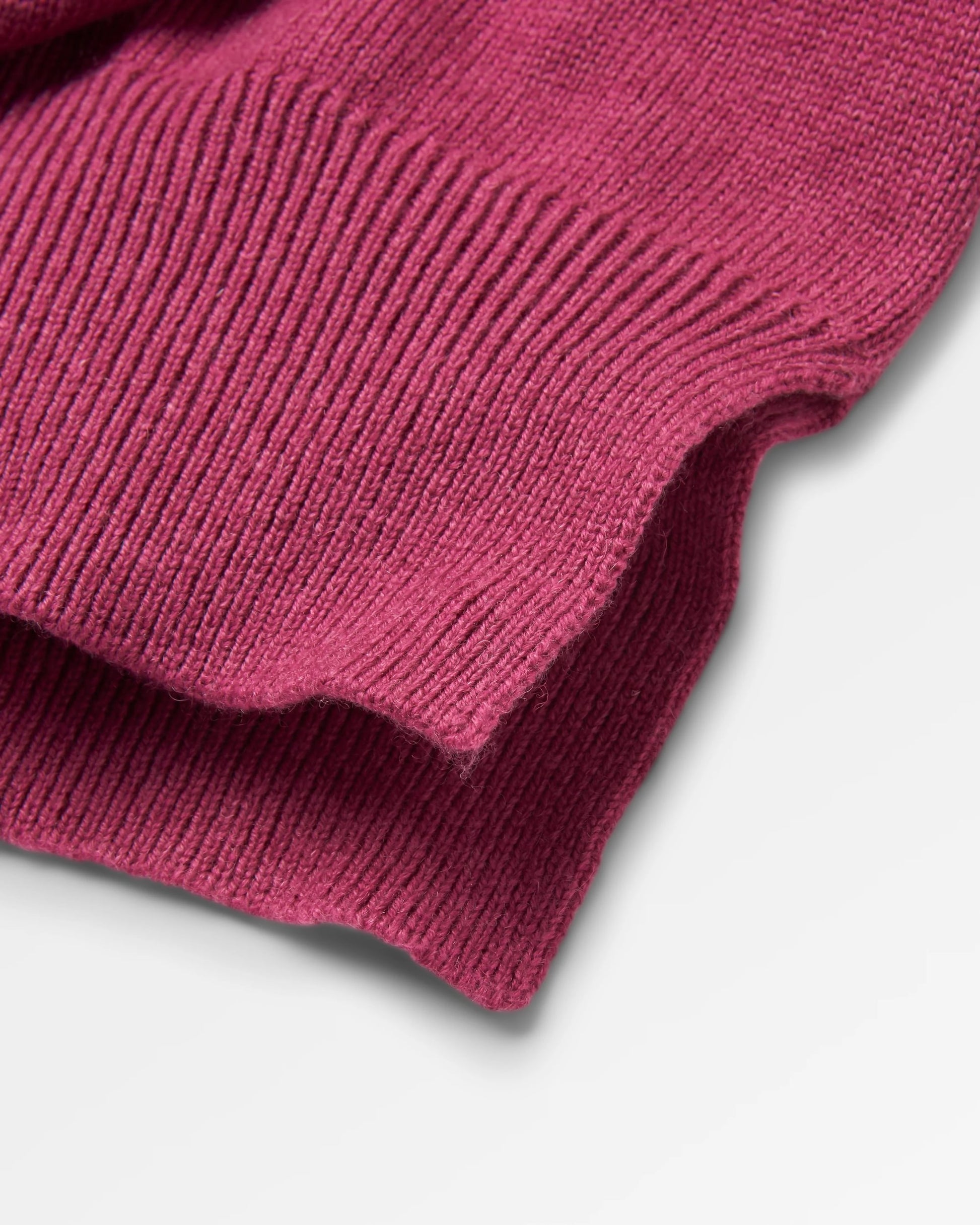 Hideout Oversized Recycled Knitted Jumper - Rhubarb