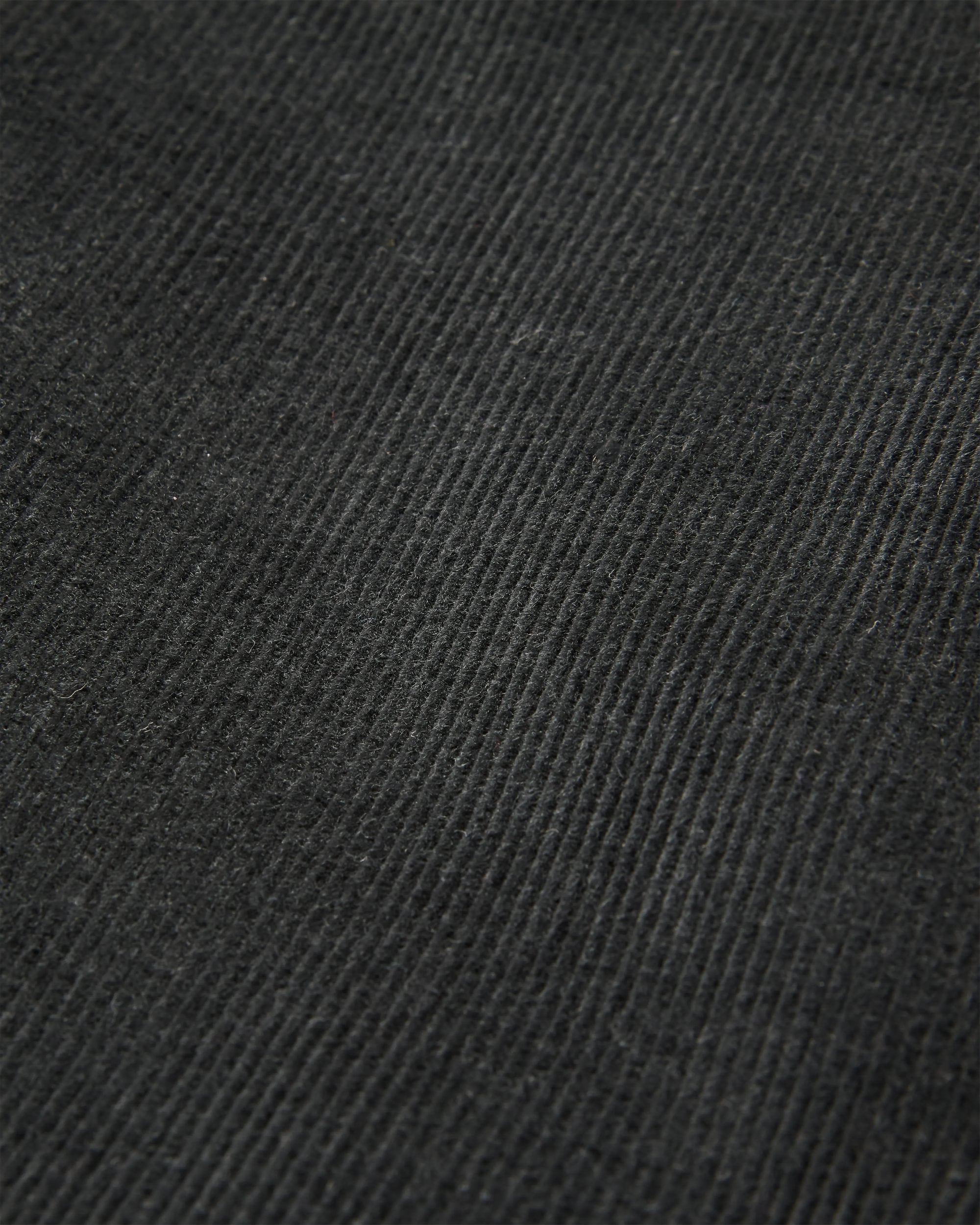 Someday Organic Corduroy Trouser - Black - Flatlay